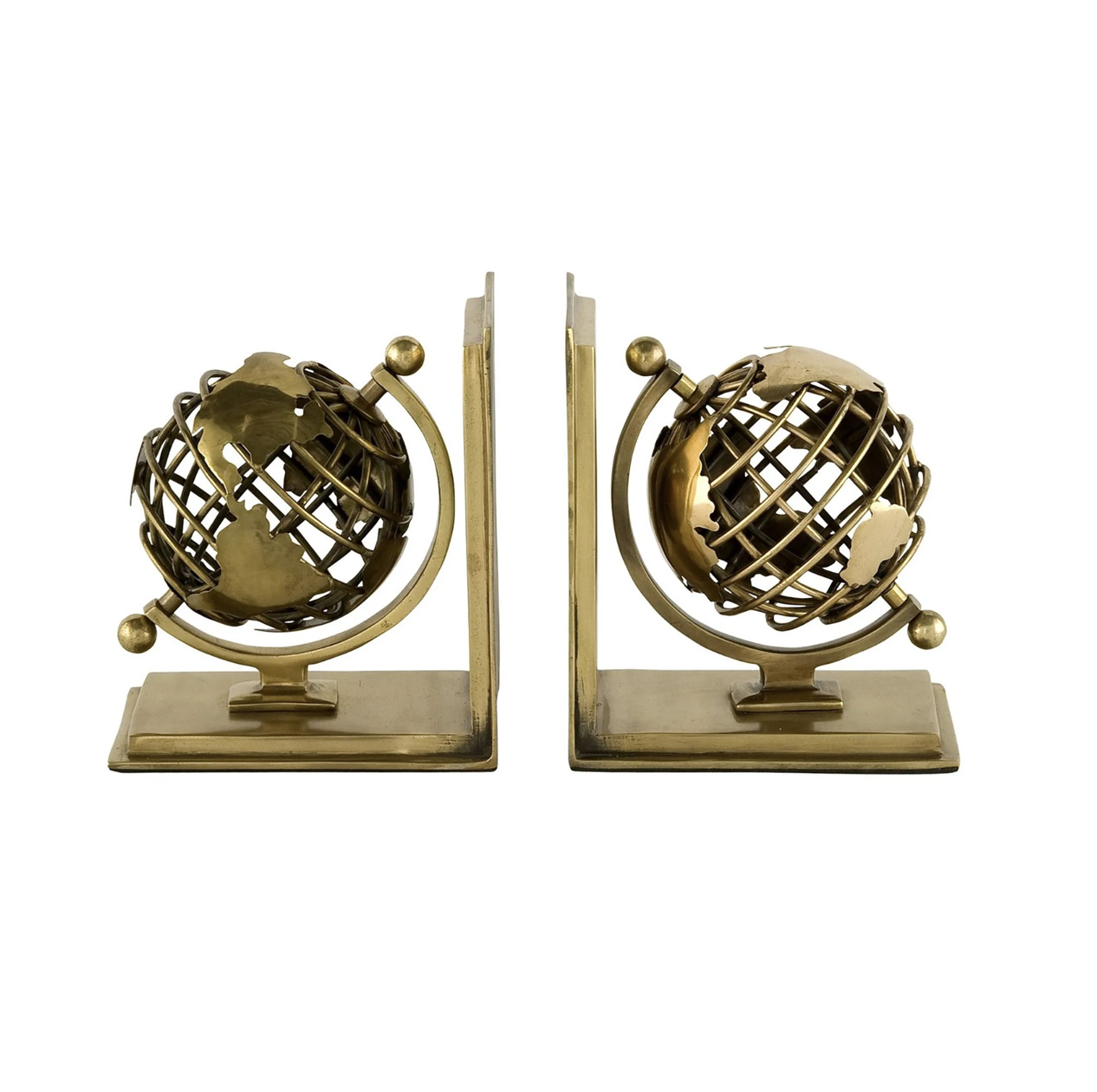 Globe Bookends